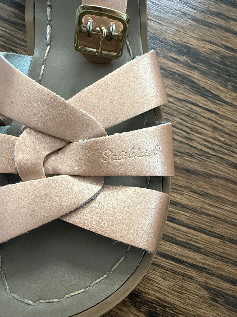 Rose Gold Salt Water Sandals by Hoy